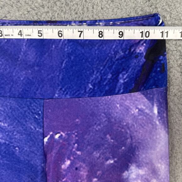 Goldsheep Celestial Galaxy Leggings Blue Purple 28” Inseam Size XS Dopamine - Picture 3 of 7